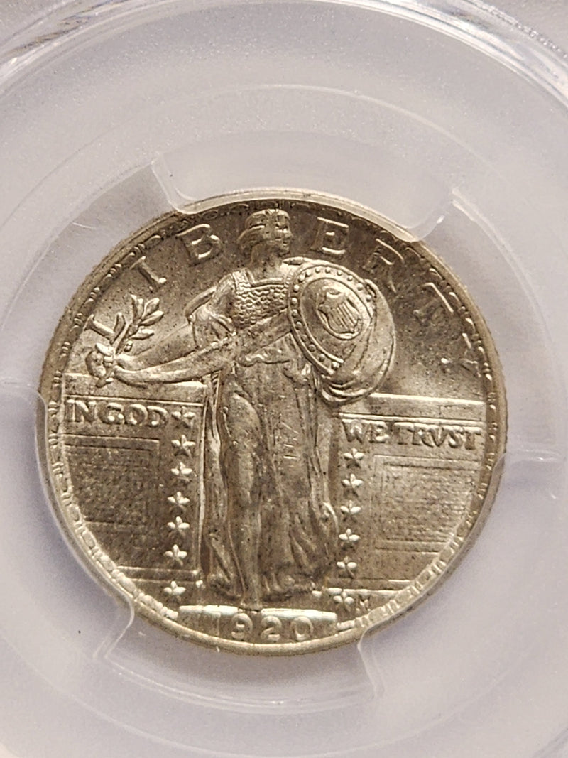 1920 Standing Liberty Silver Quarter, PCGS MS-64, Store Sale