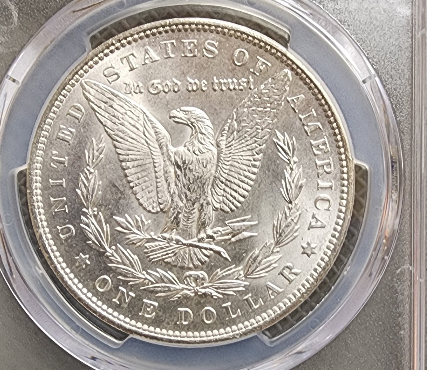 1892 Morgan Silver Dollar., Uncirculated., PCGS MS-63., Store #GDR0142.