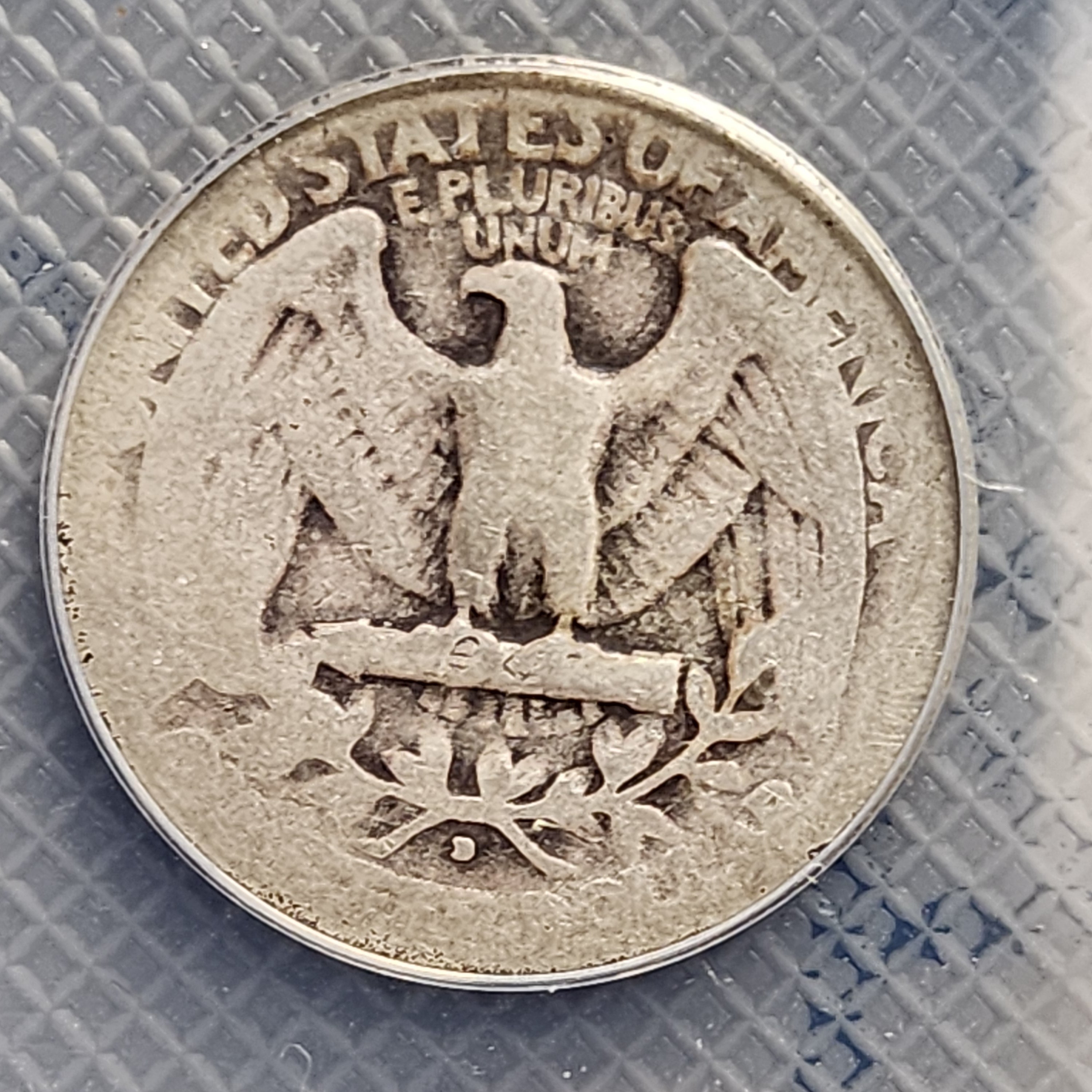1932-D Washington Silver Quarter, KEY Date Coin, ANACS AG-3., Store #QR1460.