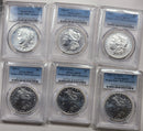 2021 Morgan and Peace 6 Coin Commemorative Set, PCGS MS 70, Store