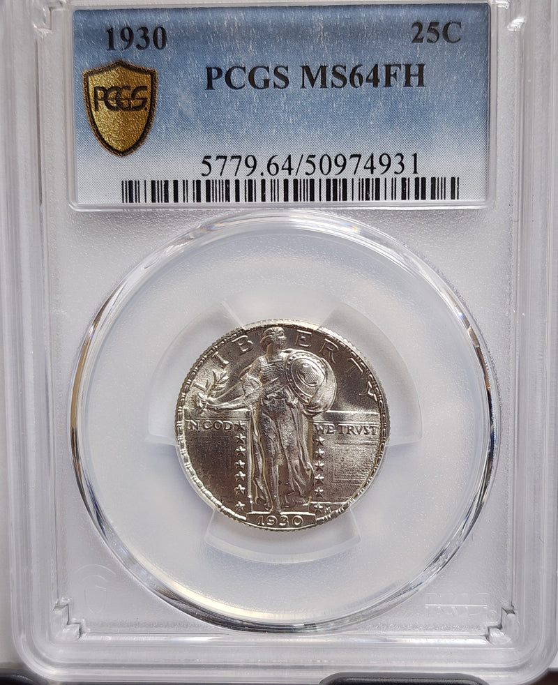 1930 Standing Liberty Quarter, PCGS MS-64, Full Head, Store Sale