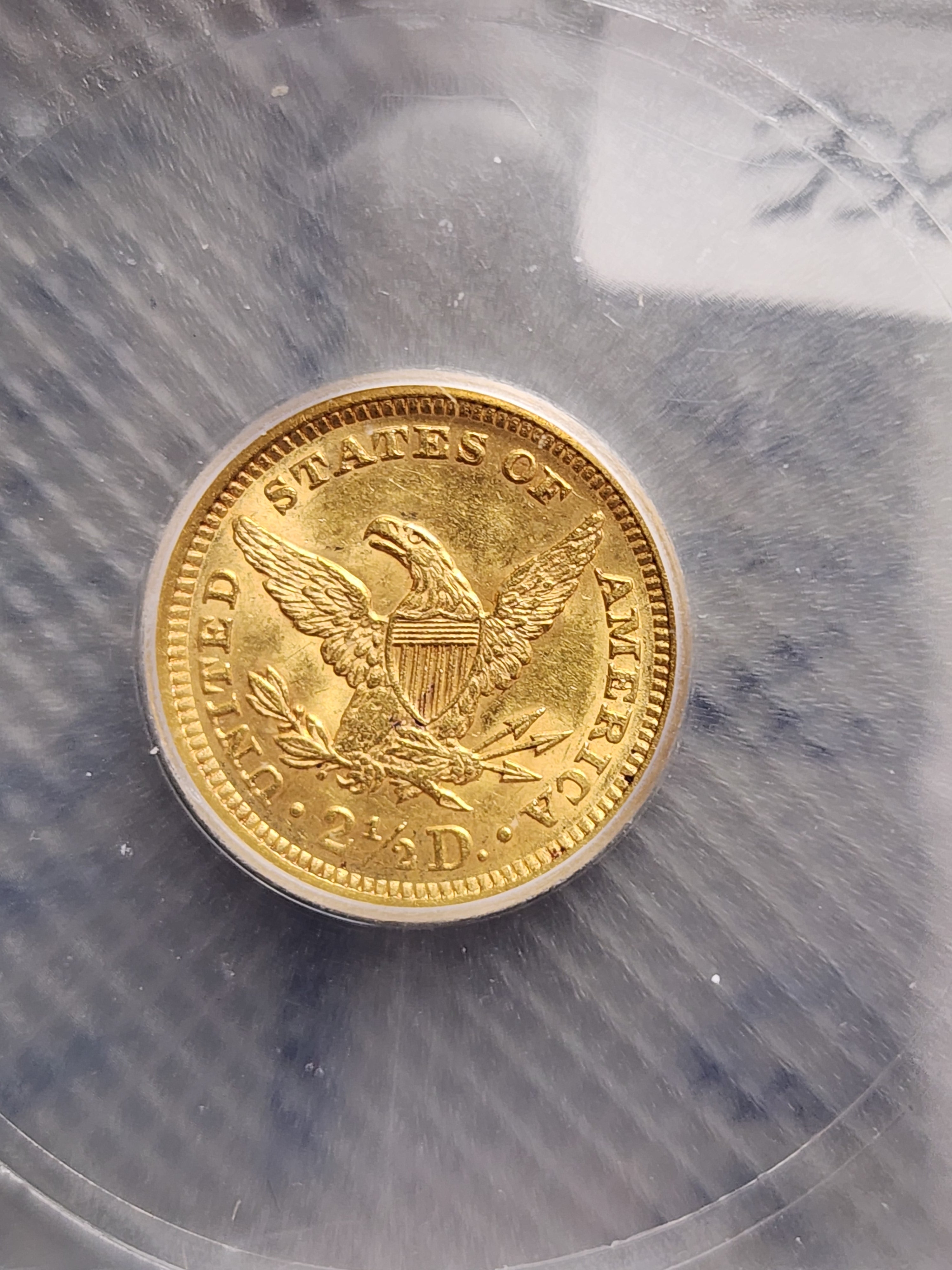 1873 $2.50 Quarter Gold Eagle, ICG MS63, Closed 3, Gold Coin, Store Sale#G0100.