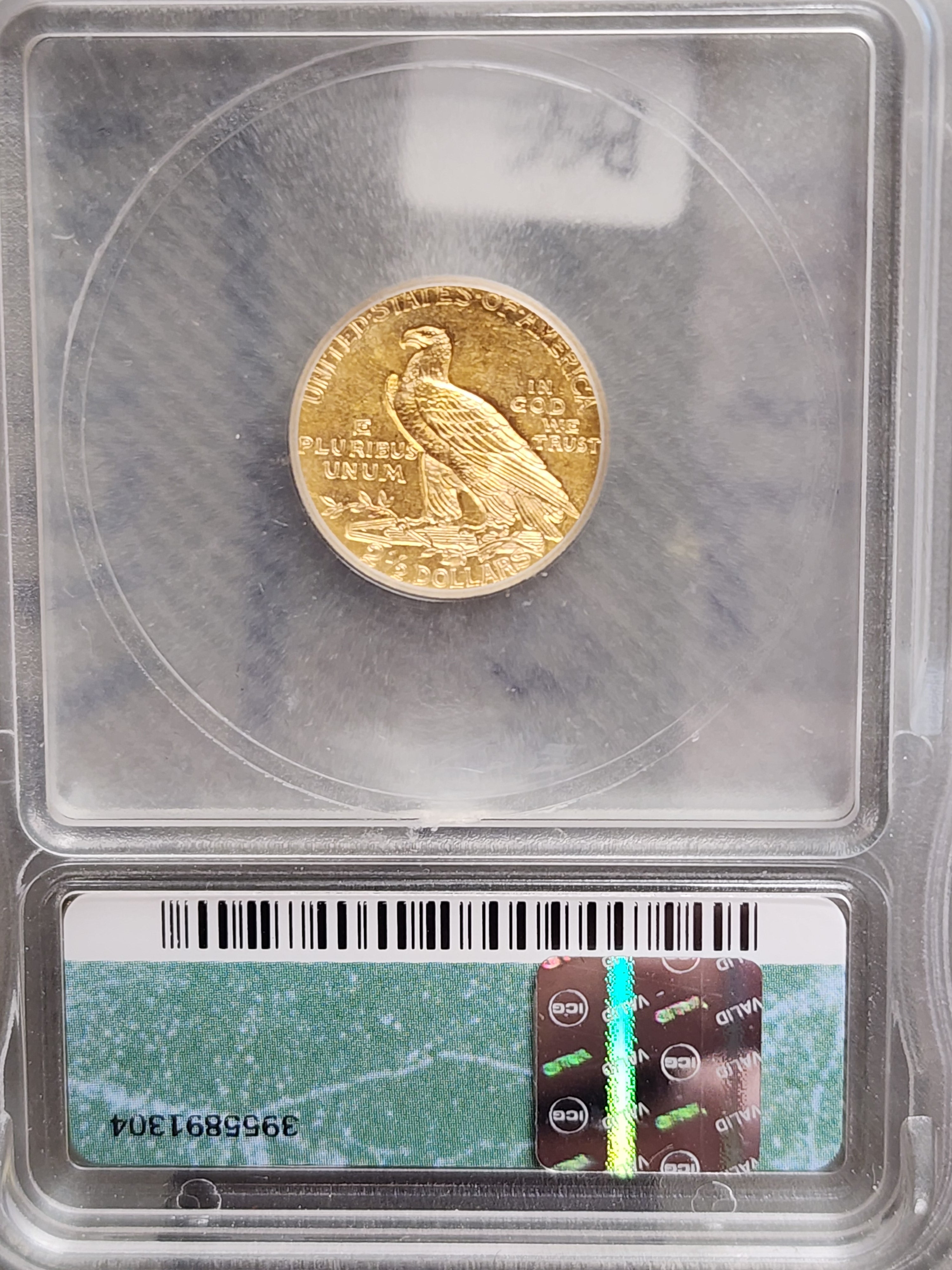 1926 $2.50 Quarter Gold Eagle, ICG MS63, Gold Coin, Store Sale #G0109.