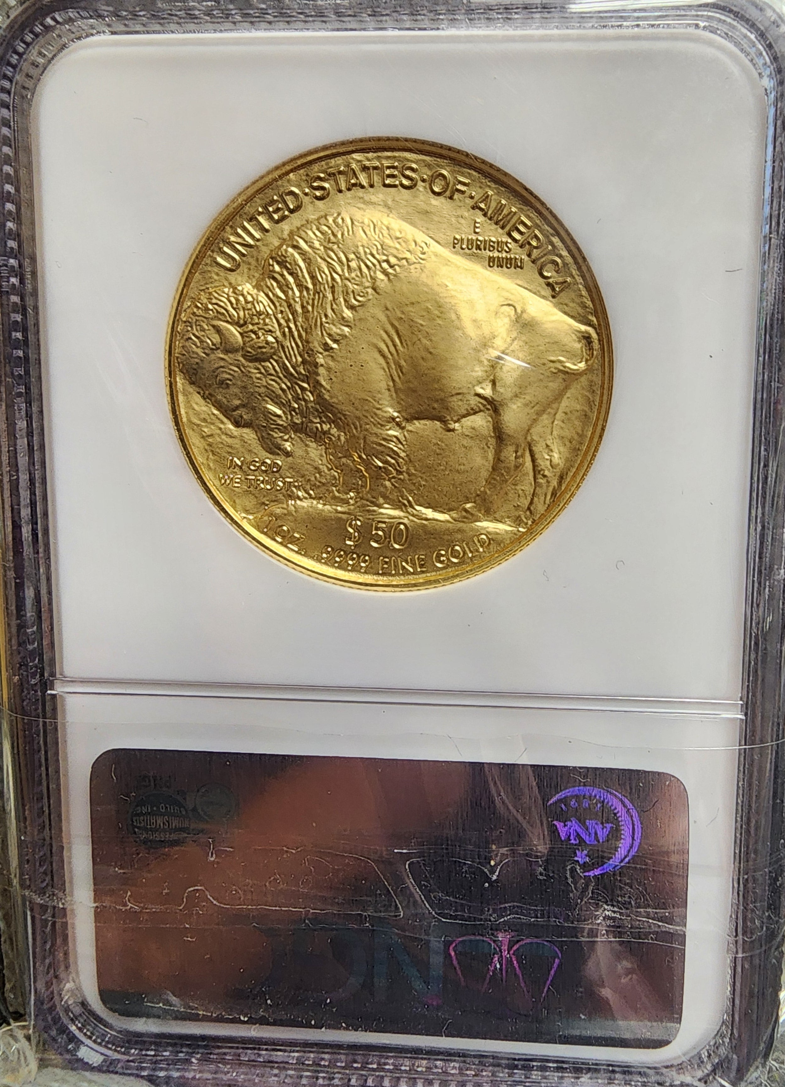 2006 American Gold Buffalo, 24 KT Gold, 1 troy ounce, NGC MS-69, Store #G001