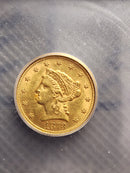 1873 $2.50 Quarter Gold Eagle, ICG MS63, Closed 3, Gold Coin, Store Sale