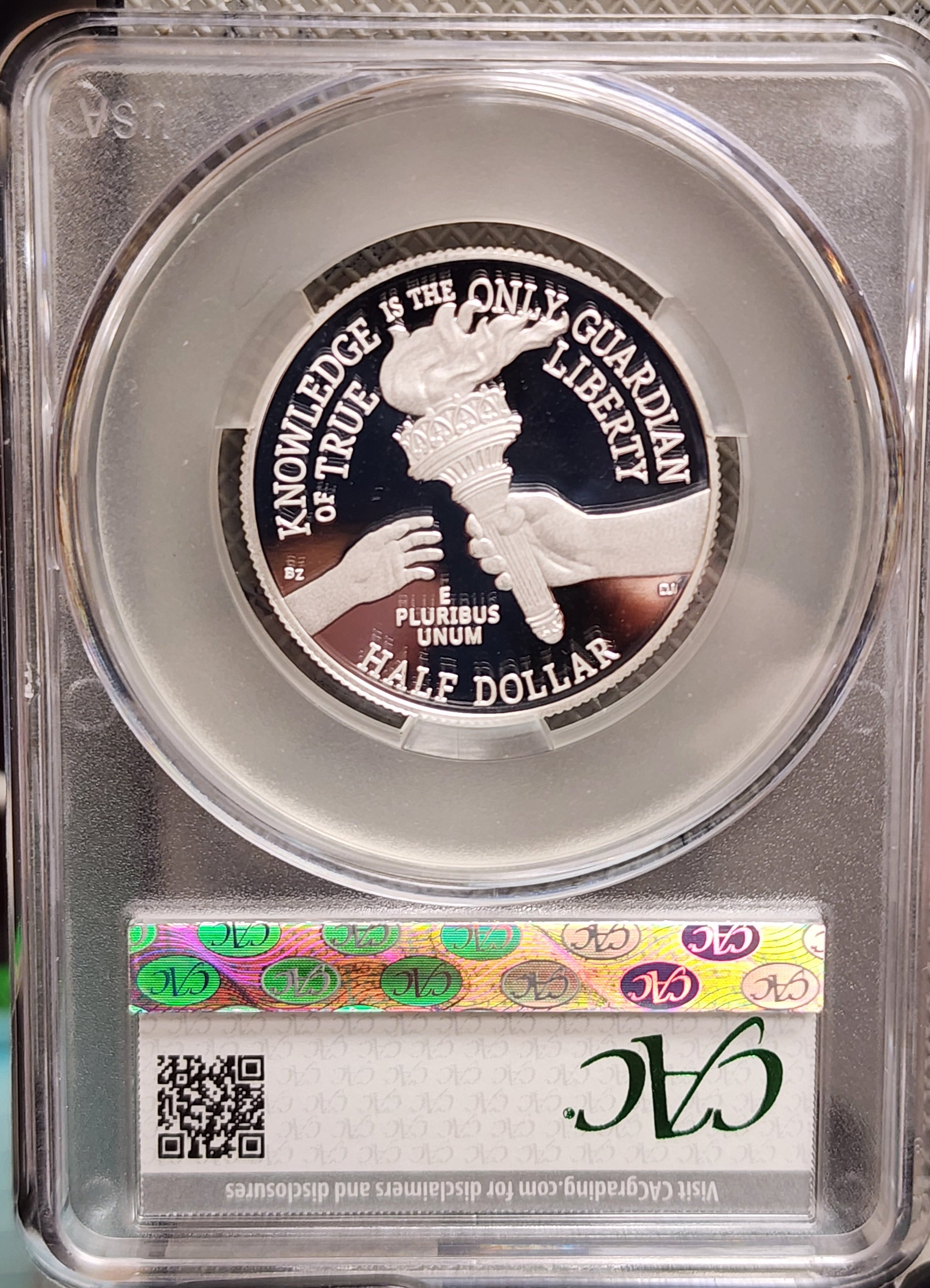 2026-S Enduring Liberty Silver Proof Half Dollar, CAC PR70, Store #HR2036