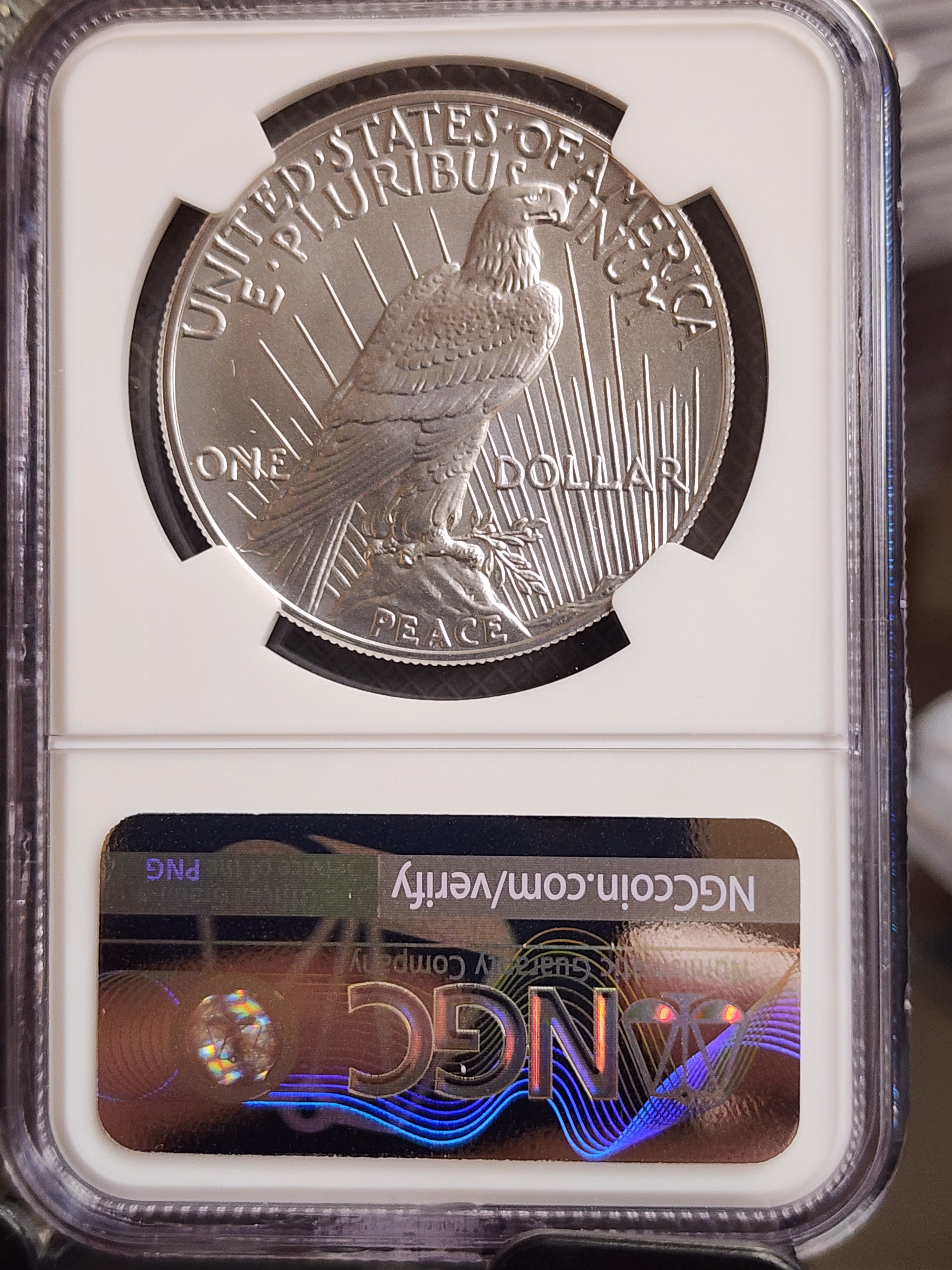 2023 $1 Peace Silver dollar Commemorative, NGC MS 70, Store #GMC343