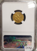 1846-D $2.50, Gold Quarter Eagle, DAHLONEGA Mint, NGC AU-55, Store Sale