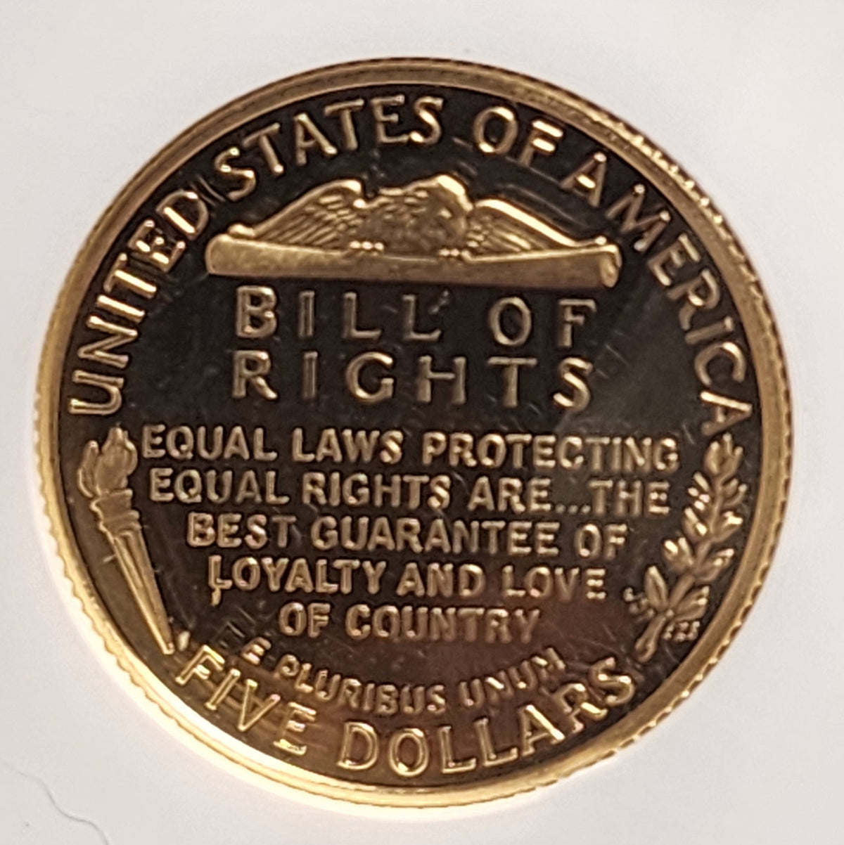 1993-W $5 Gold James Madison Commemorative, NGC PF-69, Store #GMC011.