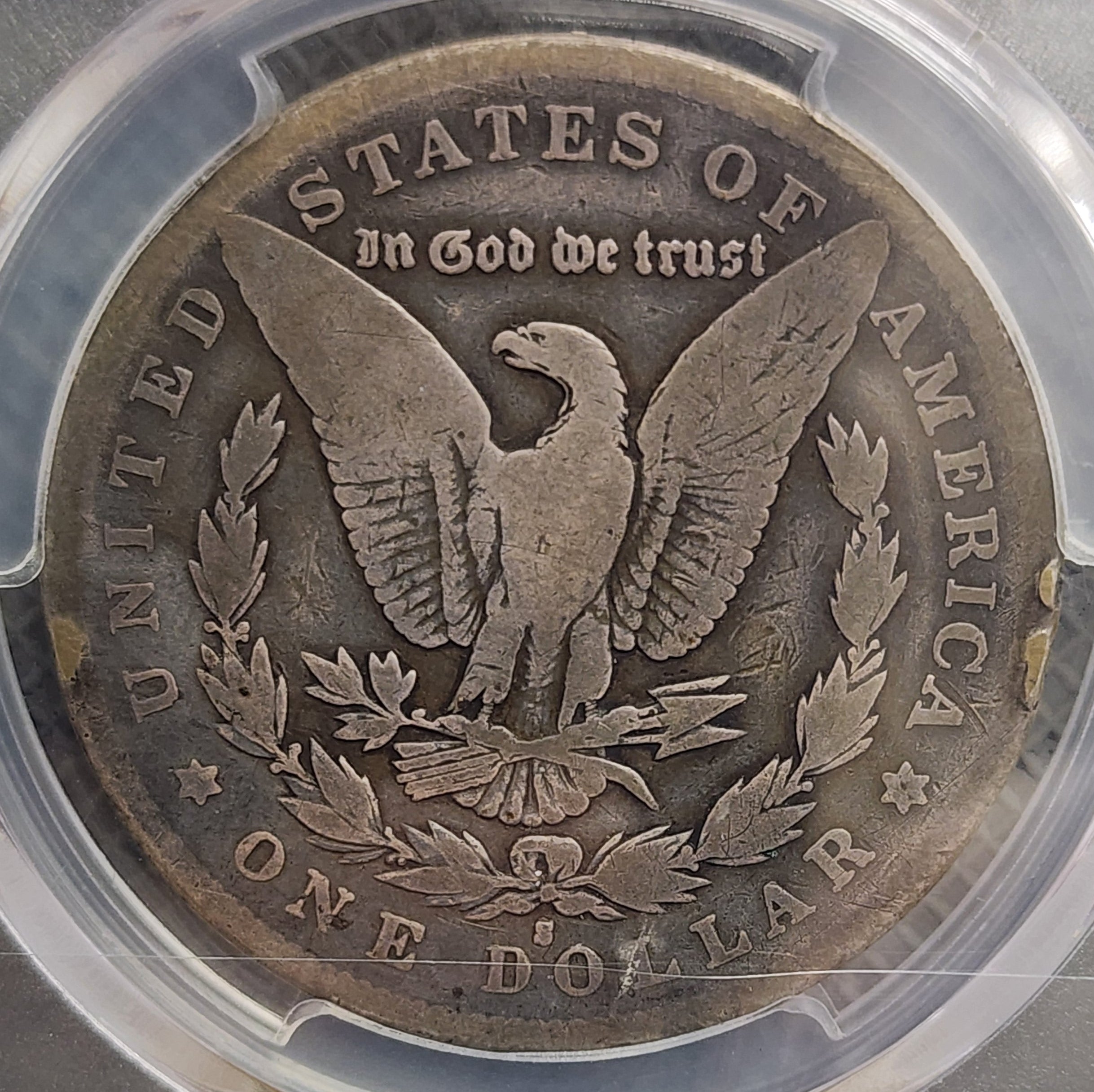 1893-S Morgan Silver Dollar, PCGS Good-4, "KEY DATE" Coin, SALE #DR0590