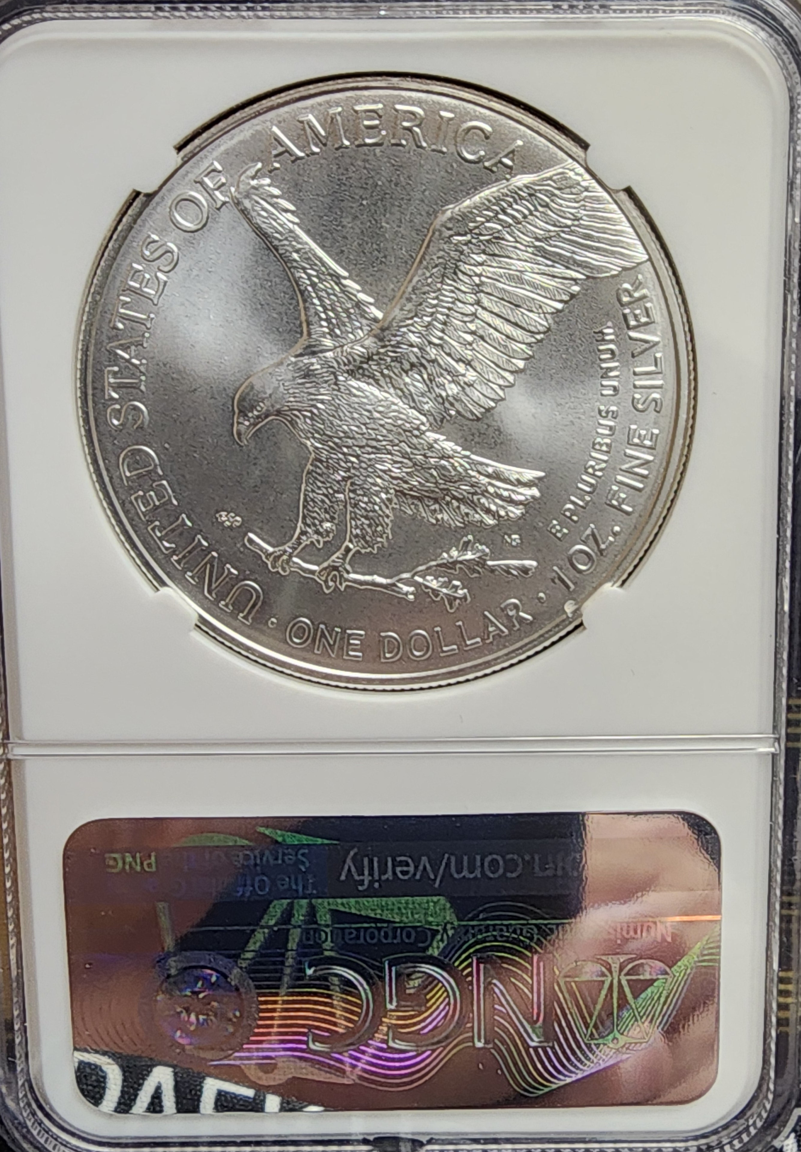 2021 Type 2 American Silver Eagle, NGC MS 70, Store #AE0239