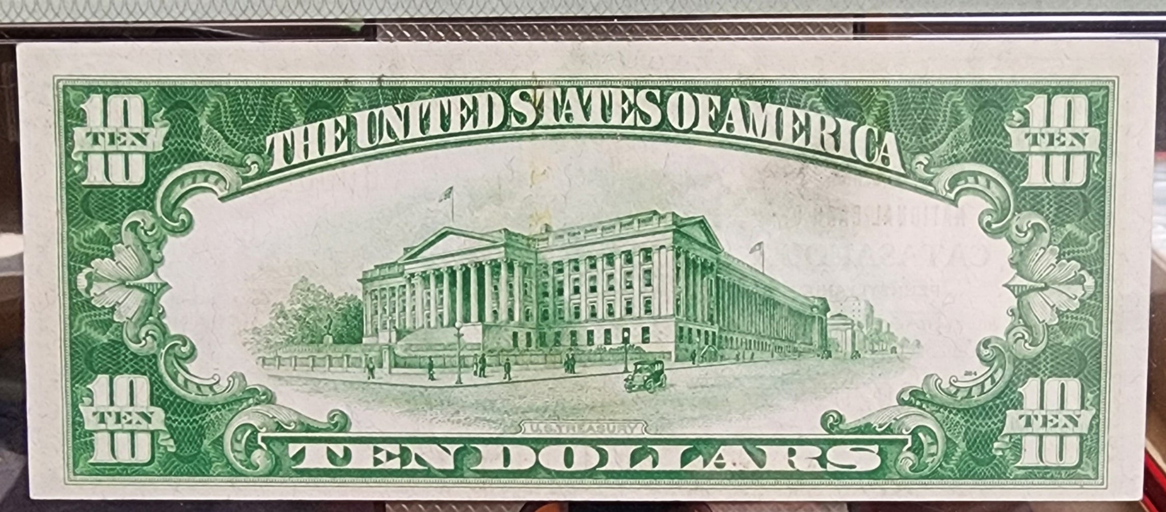 1929 $10 National, Catasauqua, PA, CH#8283, PMG AU-58,  Store #NBN021.