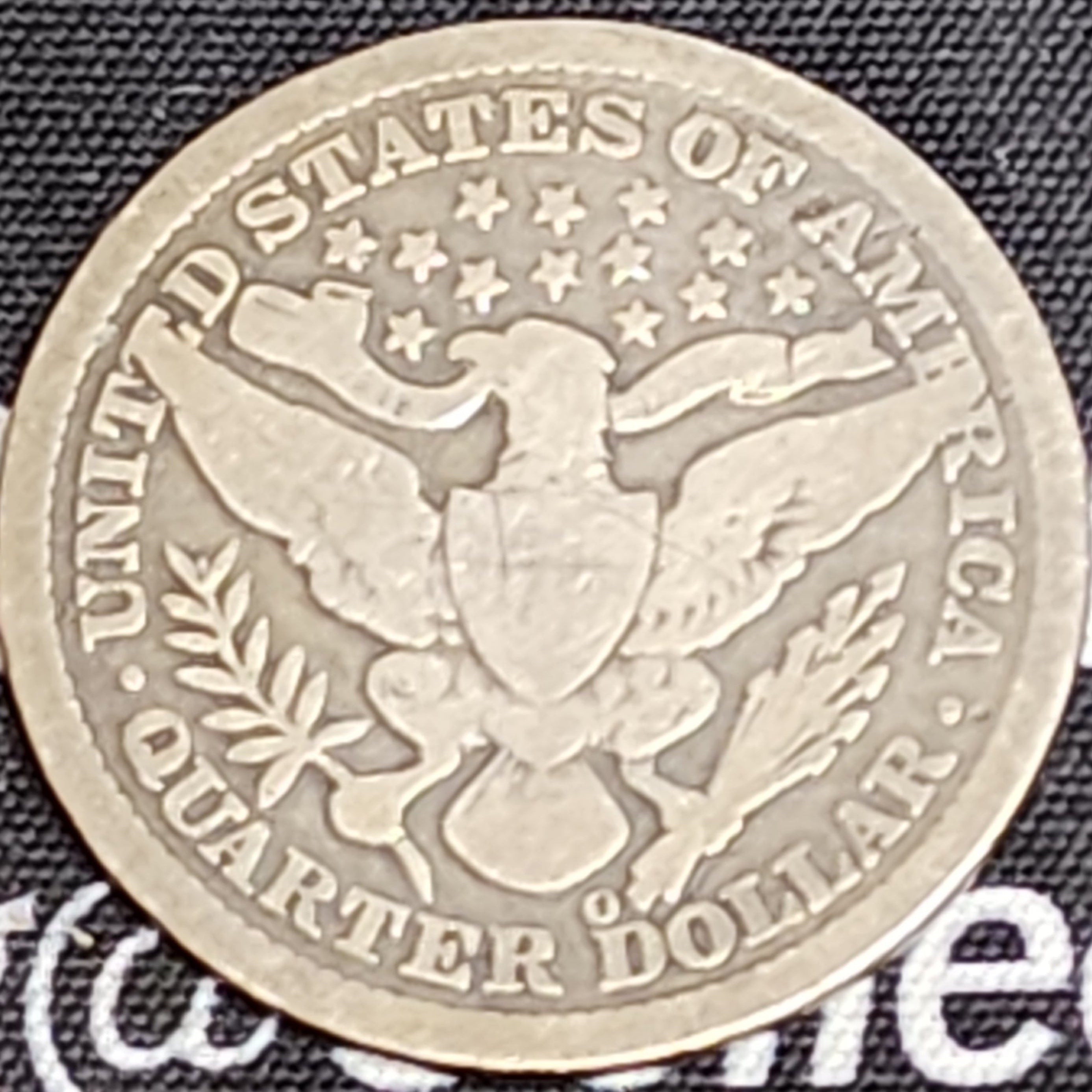 1894-O Barber Quarter, Very Good Circulated Coin, Store #QR0235