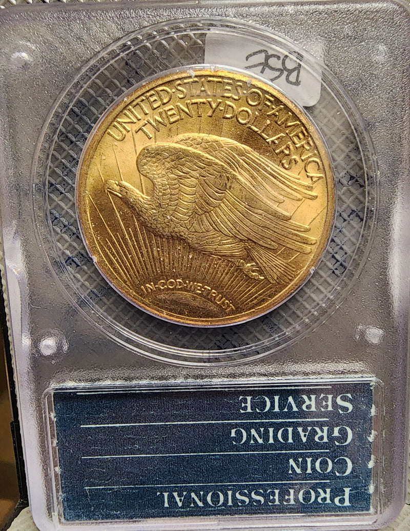 1926 $20 Gold Liberty Double Eagle, PCGS Rattler, MS-63,  Store Sale