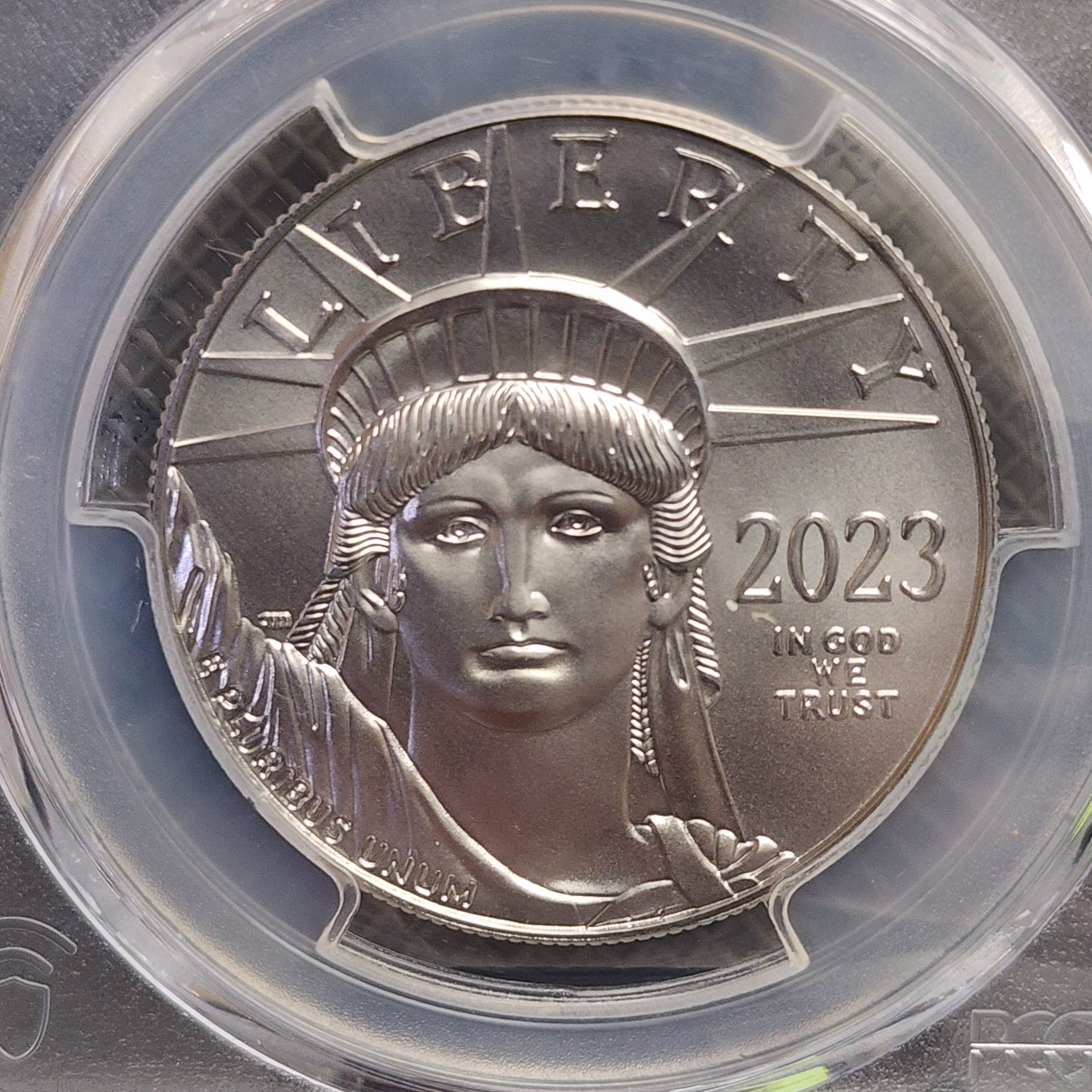 2023 $100 Platinum American Eagle, .9995 pure, 1 OZT, PCGS MS70, Store #PM001
