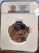 2011 National Park, 5 Troy Ounce Silver, 5 Coin Set, NGC MS-69, Store Sale