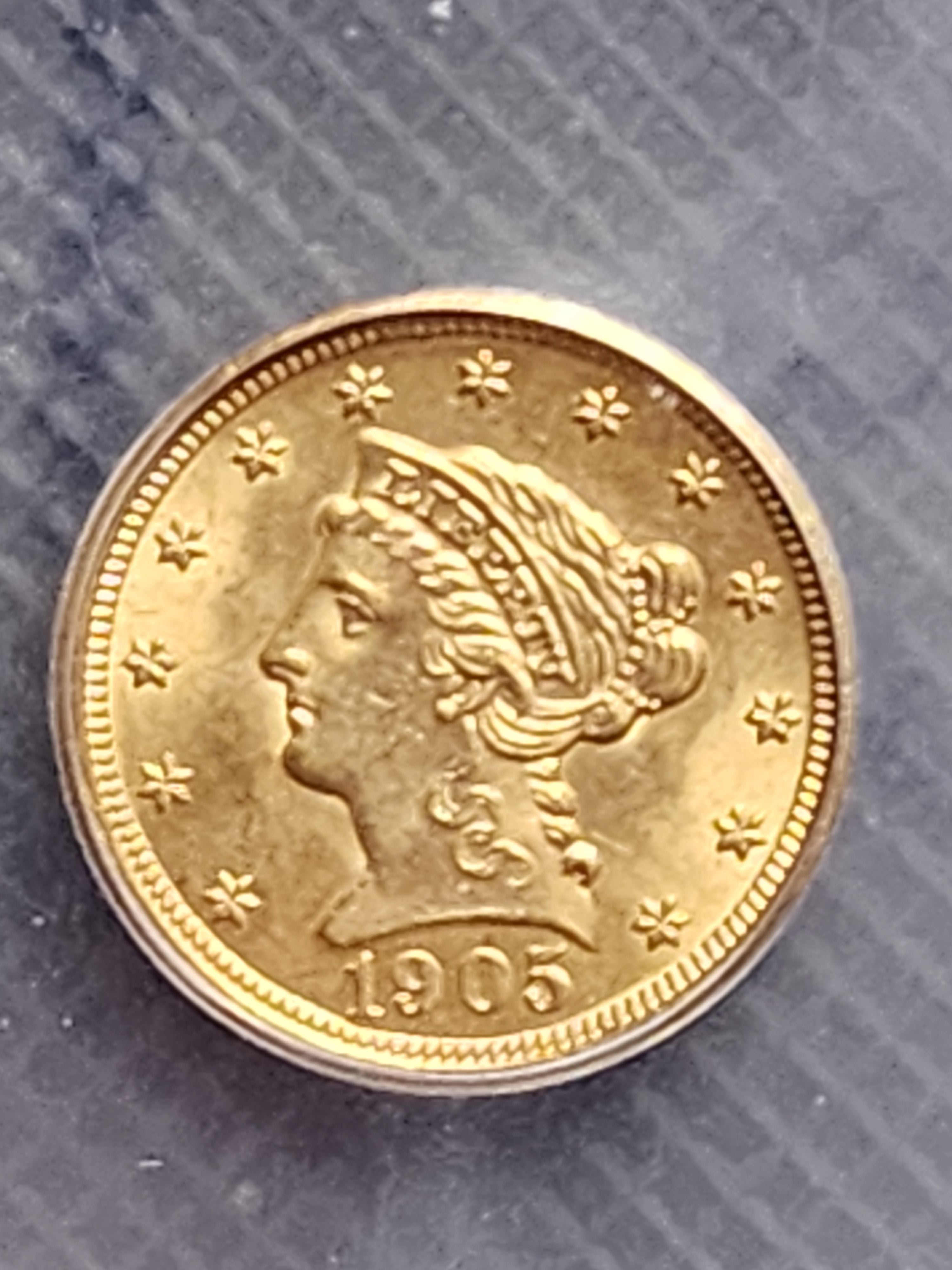1905 $2.50 Quarter Gold Eagle, ICG MS65, Gold Coin, Store Sale#G0103.