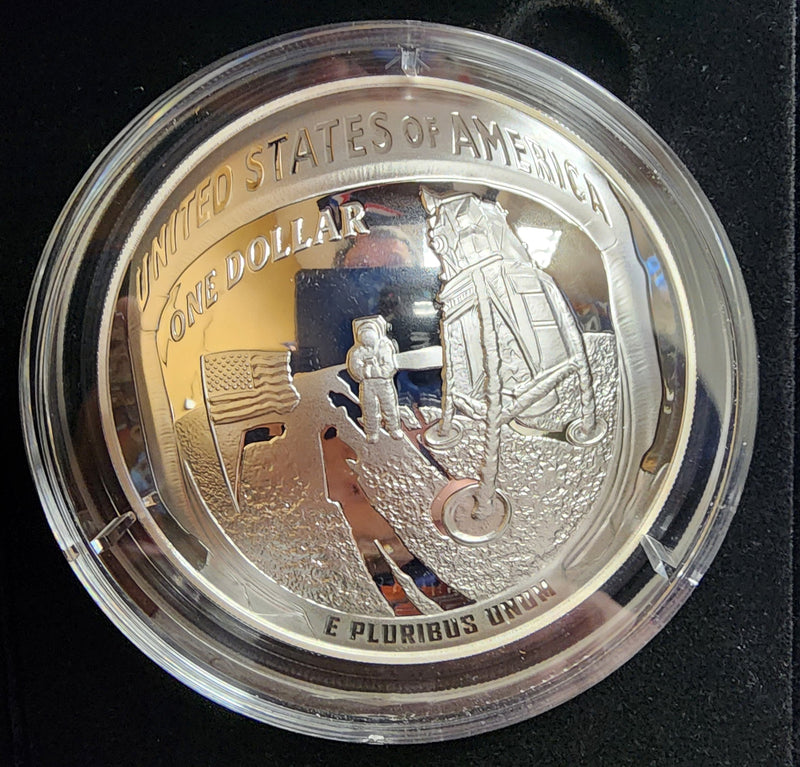2019 Apollo-11 Commemorative, 5 OZT Coin, U.S. Mint Package, Store