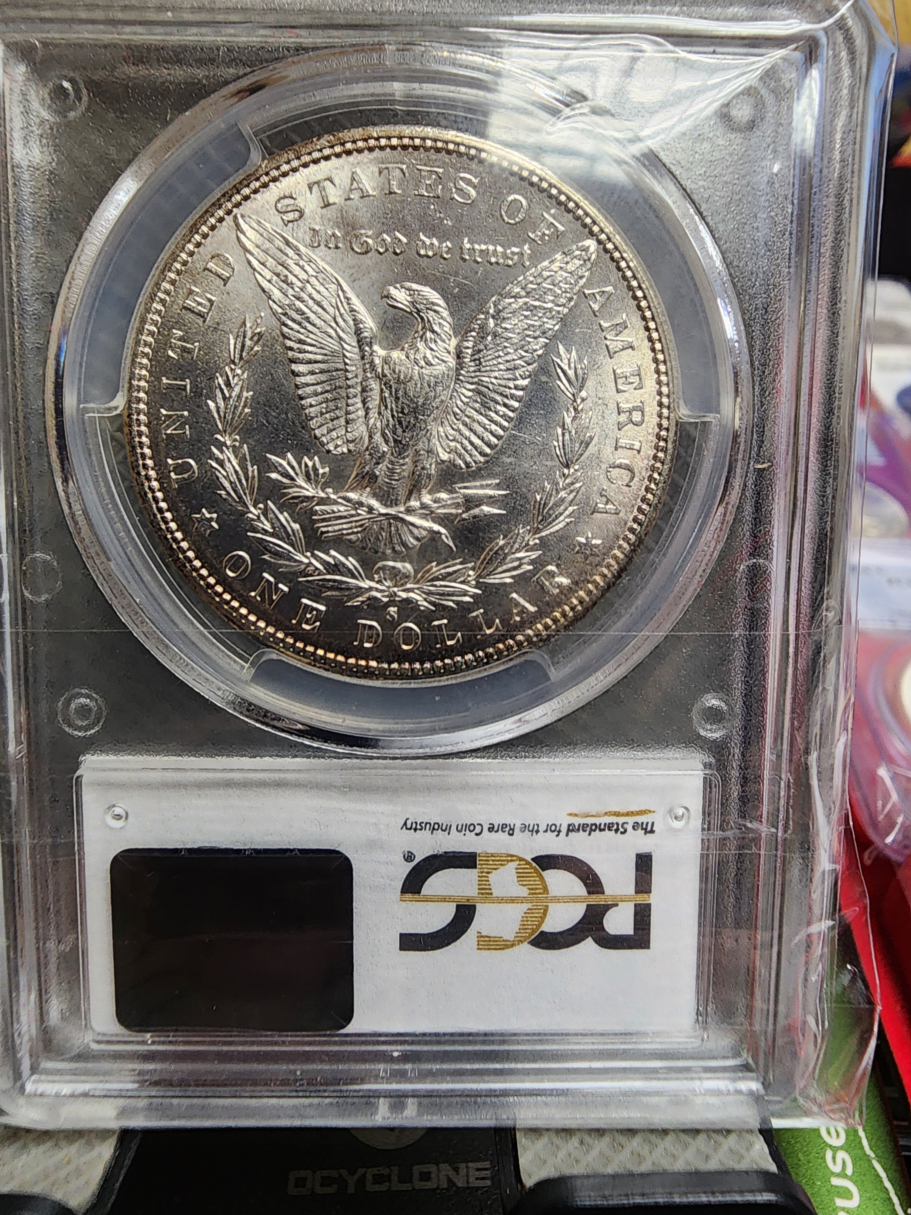 1889-S Morgan Silver Dollar, Tougher Date, PCGS MS-62, Store #DR0595.