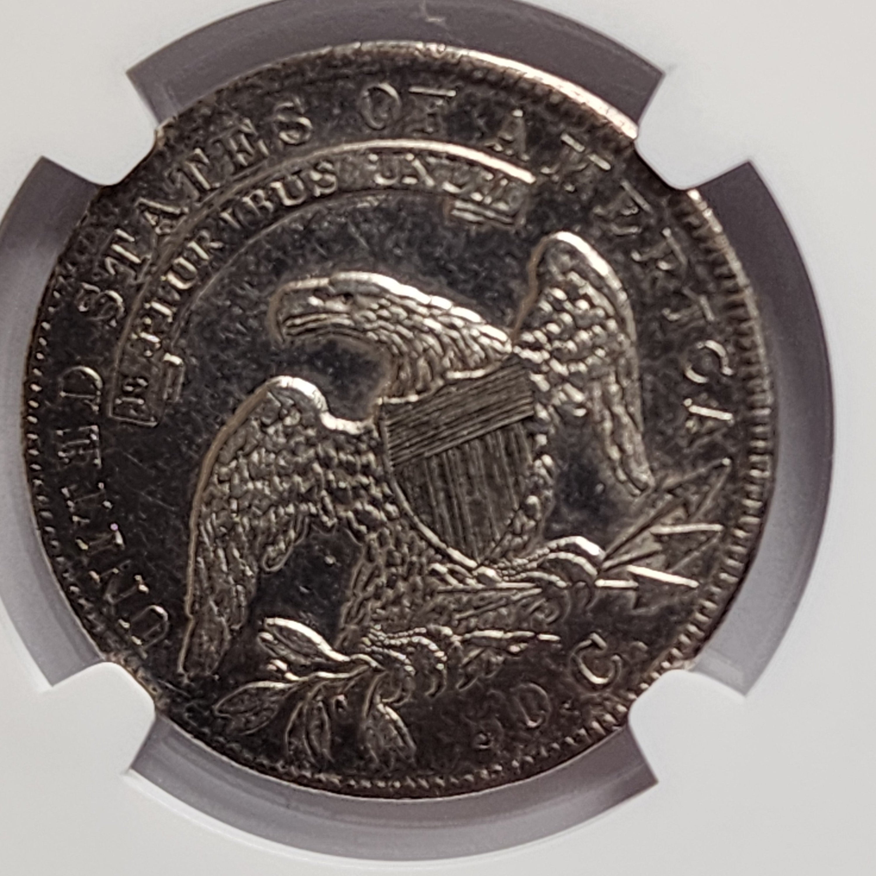 1834 Cap Bust Half Dollar, Pleasant Eye Appeal, NGC AU-55, Store Sale #GHR090