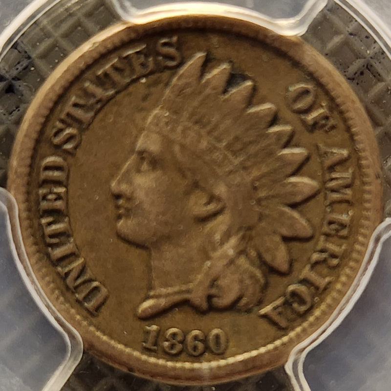 1860 Indian Head Cent, PCGS Certified VF30, Store