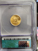 Various Date's, $5 Gold American Eagles, 1/10th OZT, ICG MS-70, Store Sale