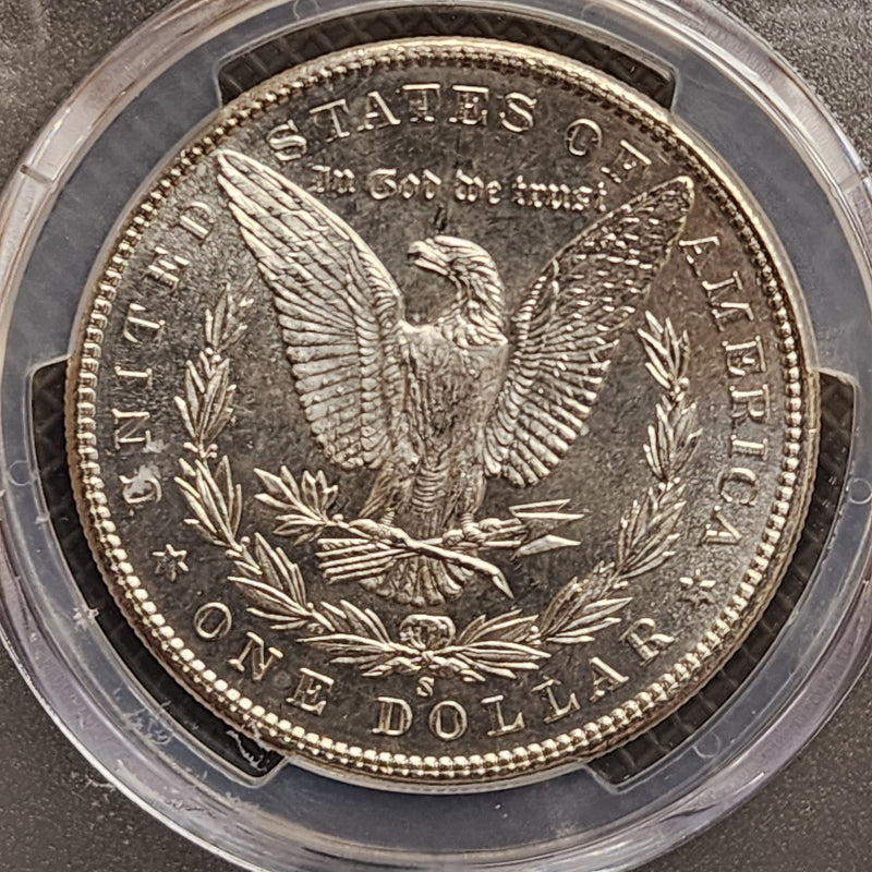 1899-S Morgan Silver Dollar., PCGS MS64 'PL'., NICE!, Store