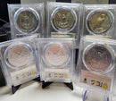 2021 Morgan and Peace 6 Coin Commemorative Set, PCGS MS 70, Store