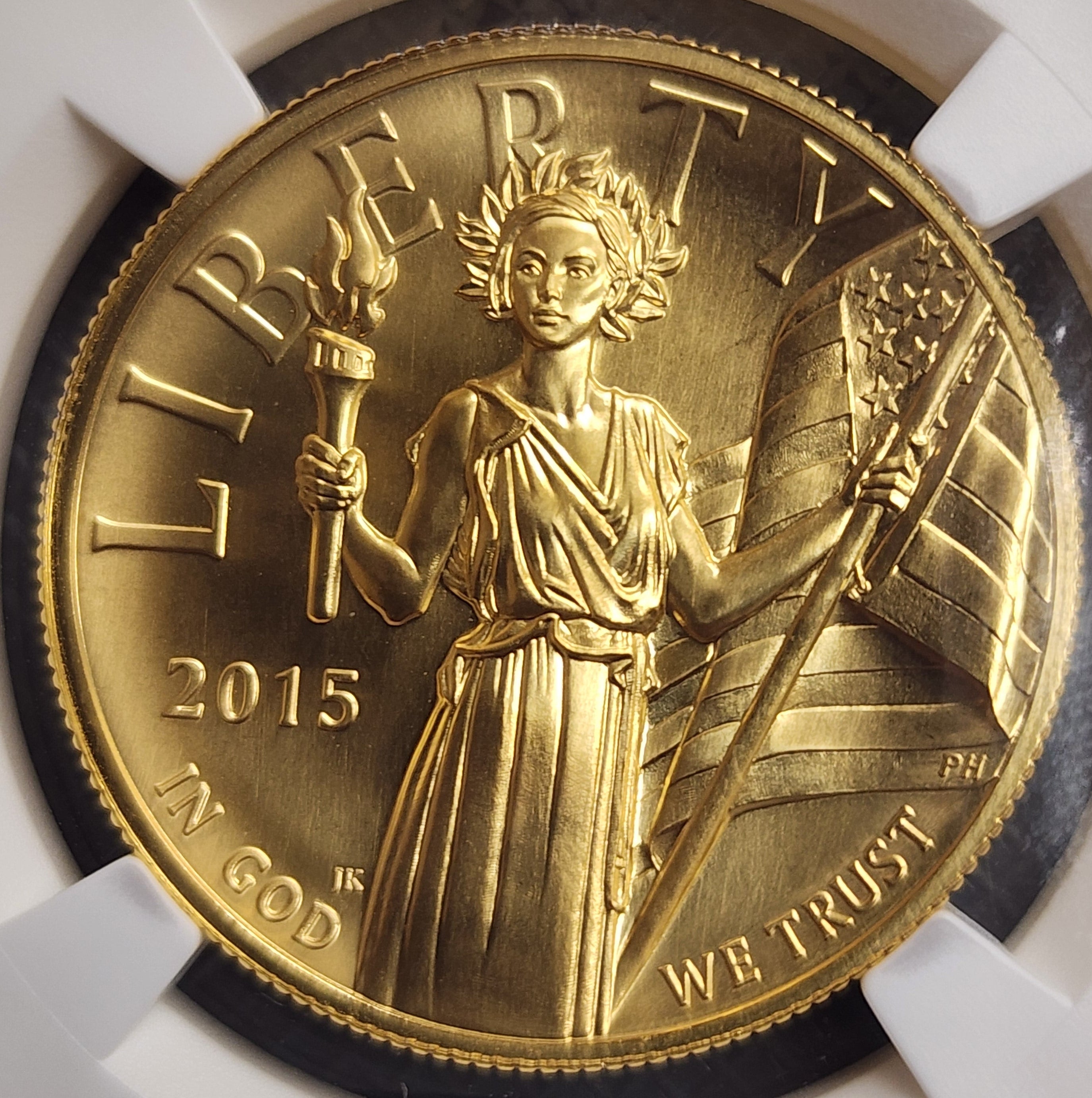 2015-W $100 Gold High Relief, American Liberty Coin, NGC MS-69, Store Sale #G0147.