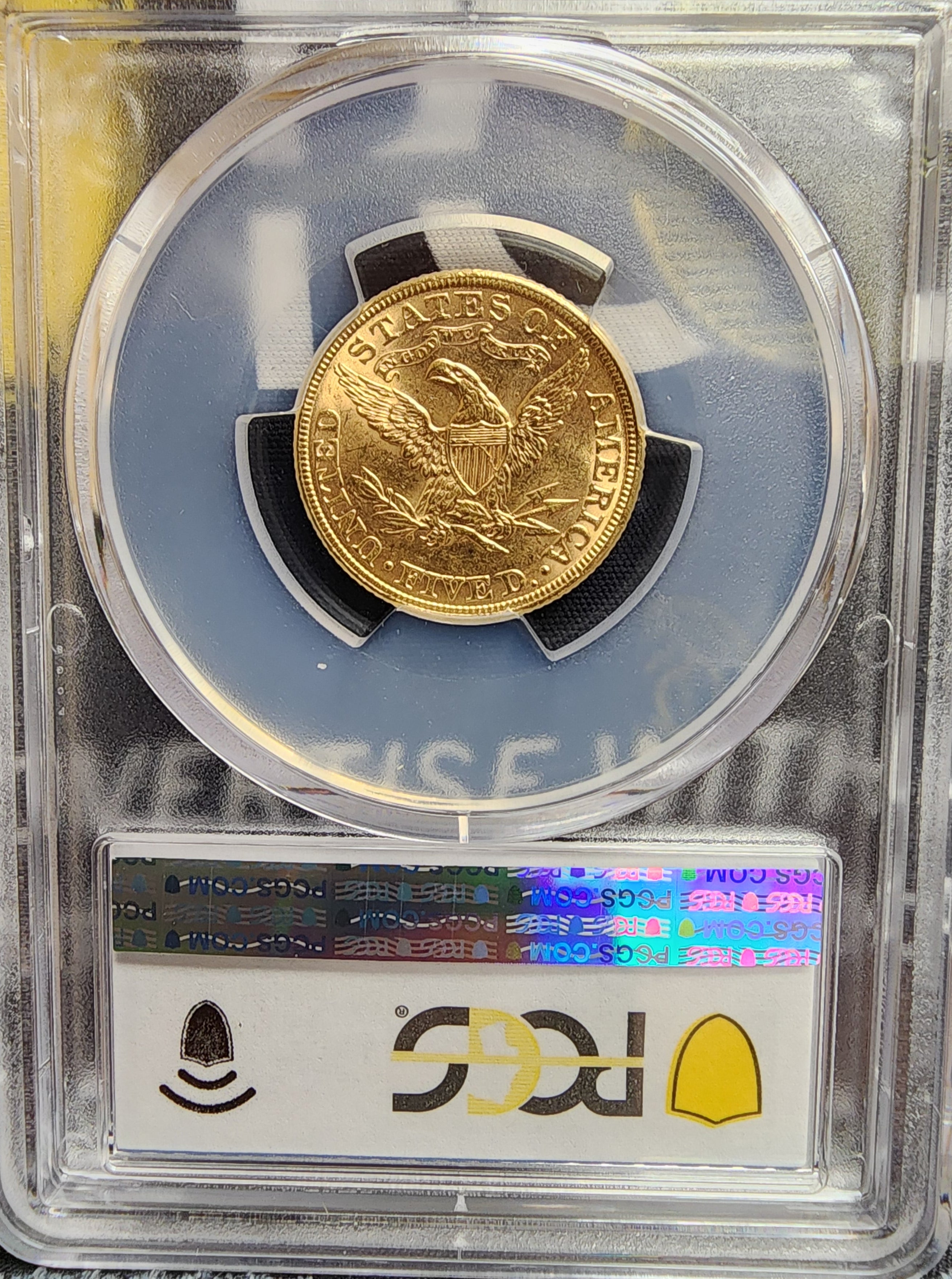 1882 $5 Gold Liberty Half Eagle, PCGS MS-62, Pre-1933 Gold Coin, Store Sale#G0078.
