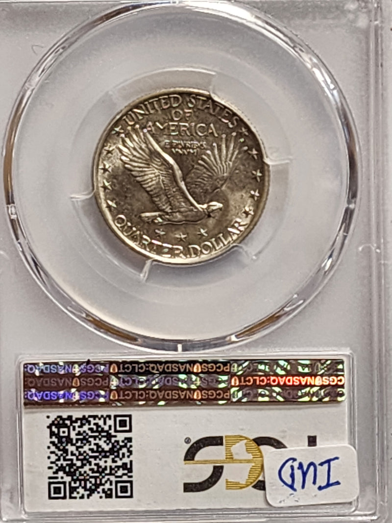 1920 Standing Liberty Silver Quarter, PCGS MS-64, Store Sale