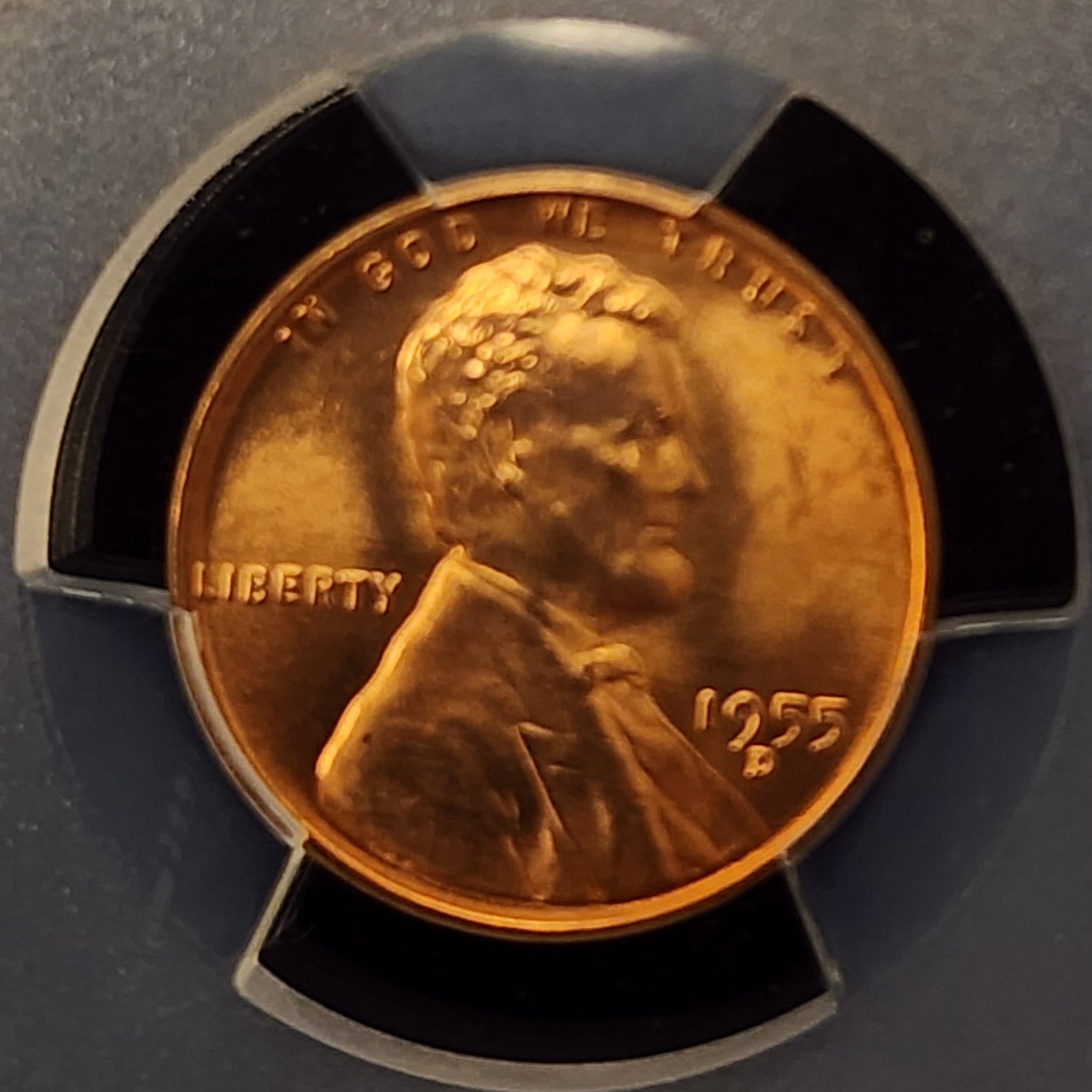 1955-D Lincoln Cent, PCGS MS66RD, Store #GCT028
