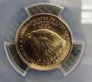 2025 $5 Gold American Eagle, 1/10 Gold Coin, PCGS Graded MS-70. Store