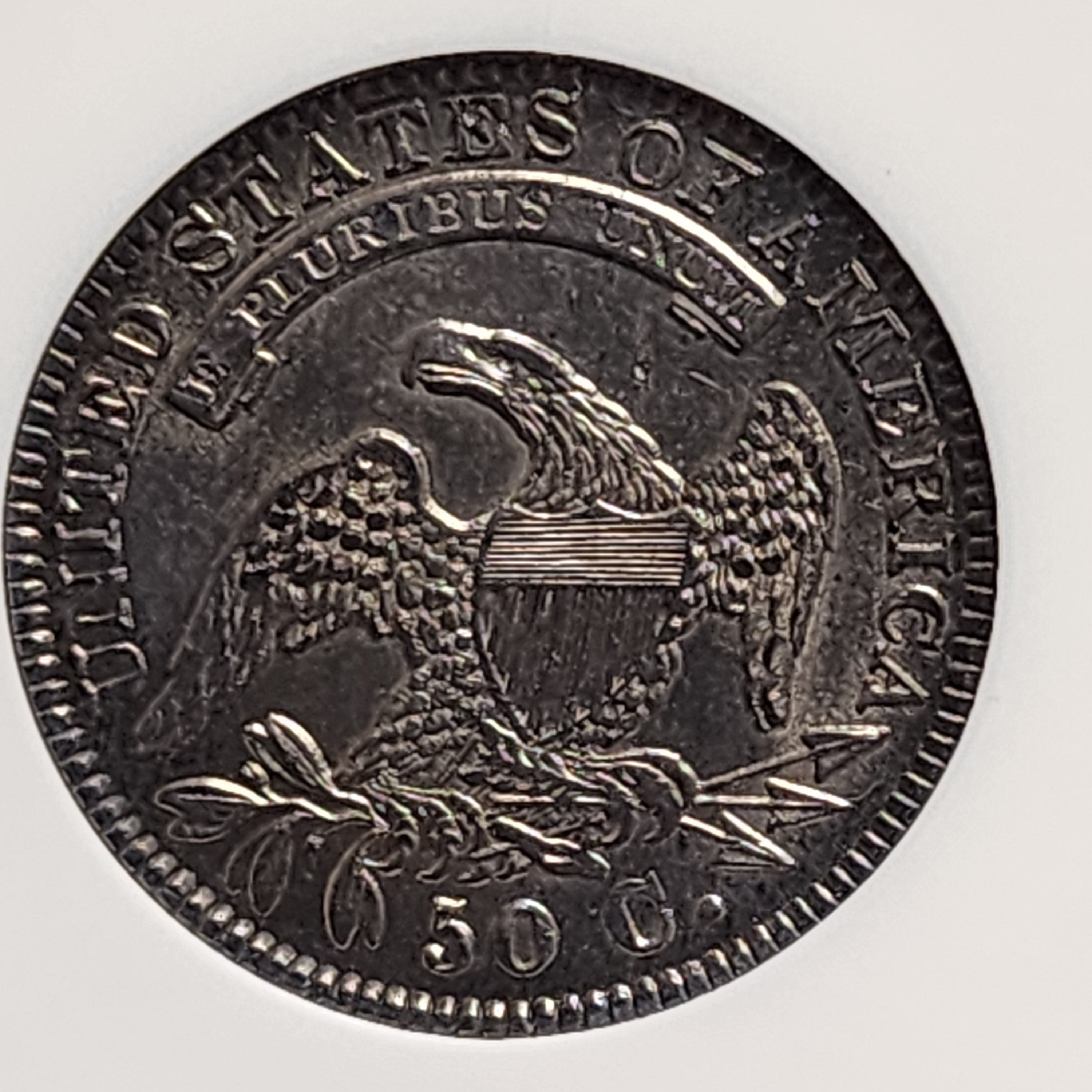 1832 Cap Bust Half Dollar, Small Letter, O-106, NGC AU-58, Store Sale #GHR089