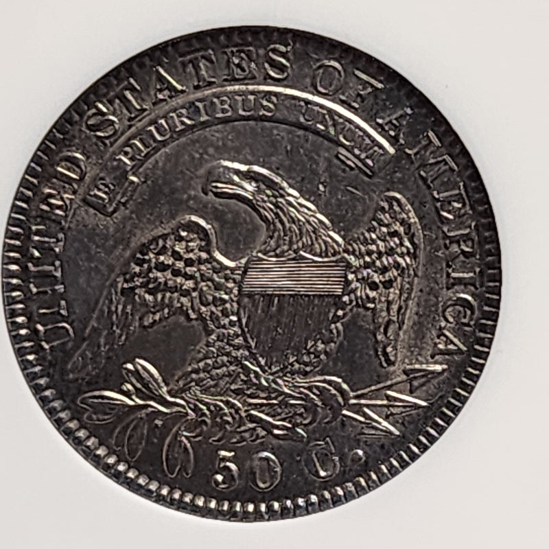 1832 Cap Bust Half Dollar, Small Letter, O-106, NGC AU-58, Store Sale