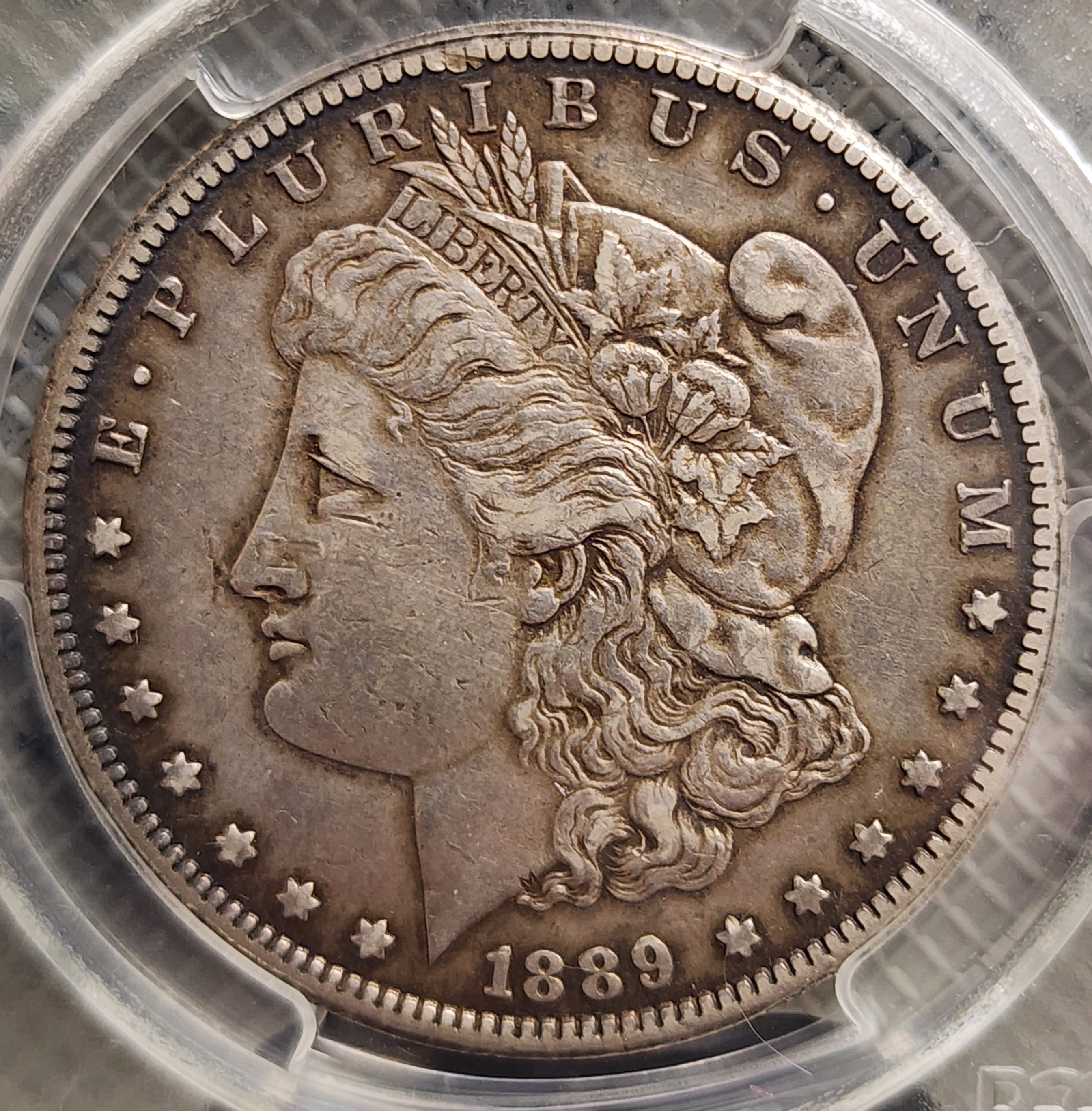 1889-CC Morgan Silver Dollar., PCGS XF-40, Uncirculated, Store Sale #DR026.