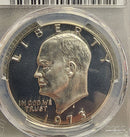 1973-S Eisenhower Silver Dollar., PCGS PR70, DCAM., Store