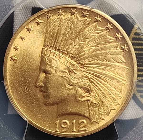 1912 $10, Indian Gold Eagle, PCGS MS-63, Gold Coin, Store Sale#G0093.