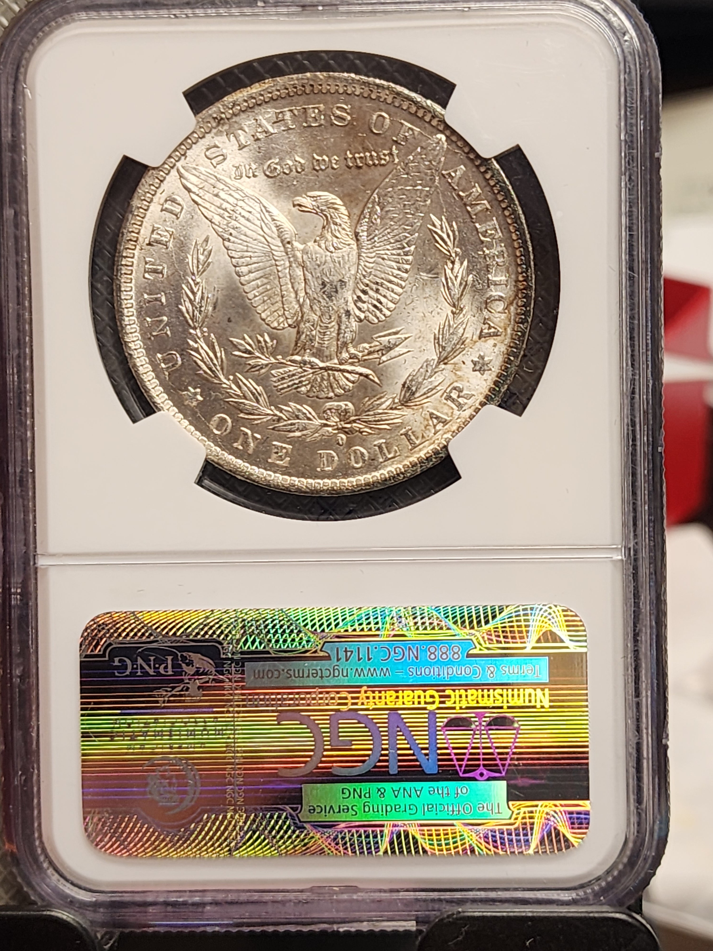 1884-O Morgan Silver Dollar., NGC MS-64., Store Sale # GDR051