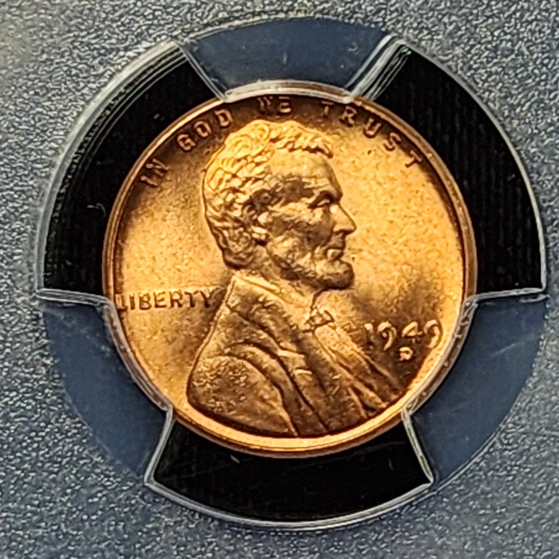 1949-D Lincoln Cent, PCGS MS66RD, Store #GCT023