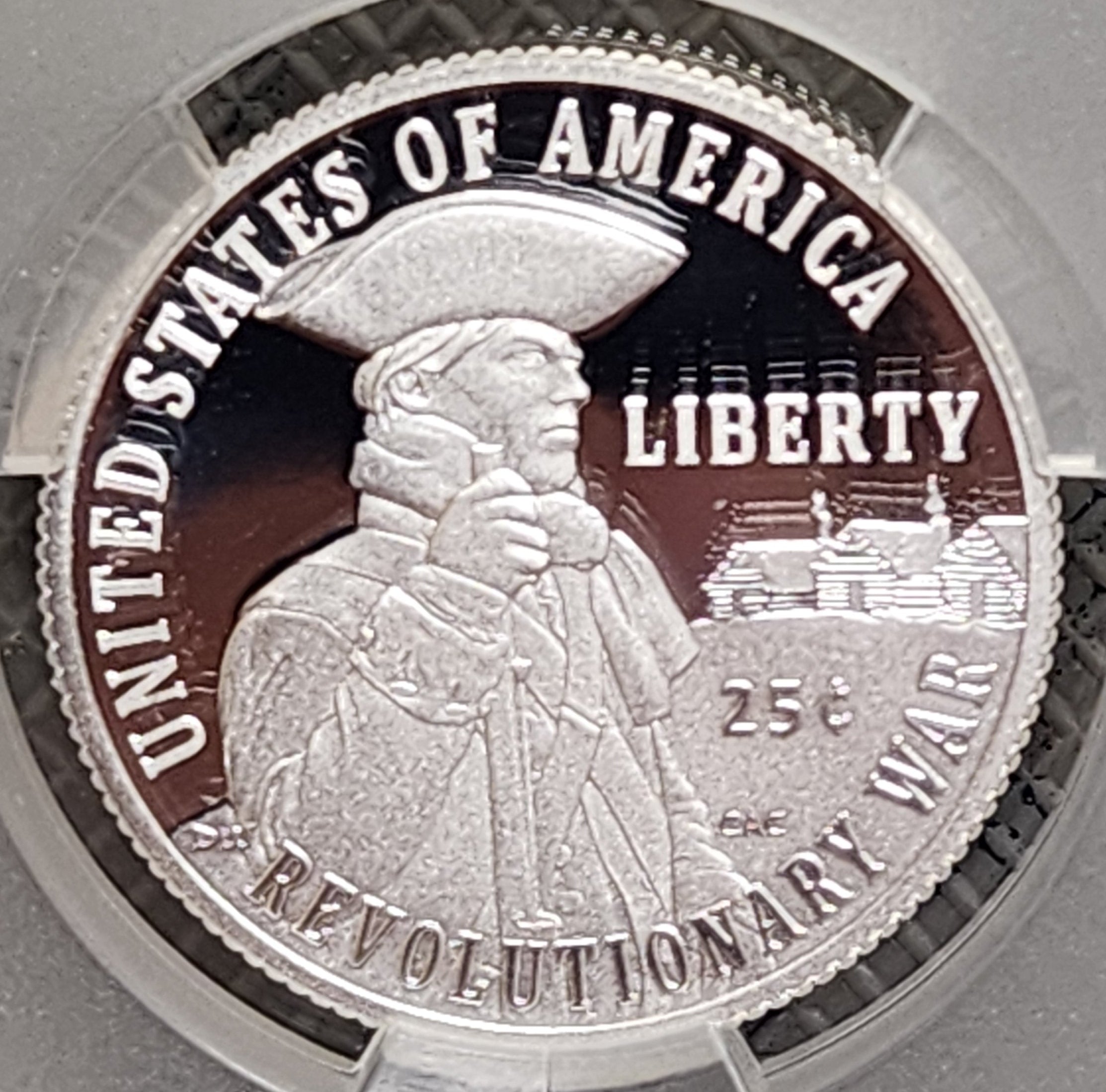 1776-2026-S Silver, Revolutionary War Quarter, CAC PR-69, Store #QR1947.