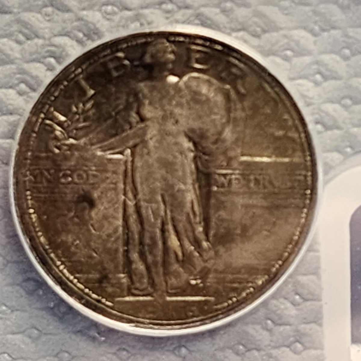 1916 Standing Liberty Quarter, "KEY DATE", ANACS Fine Details. Store #QR029.