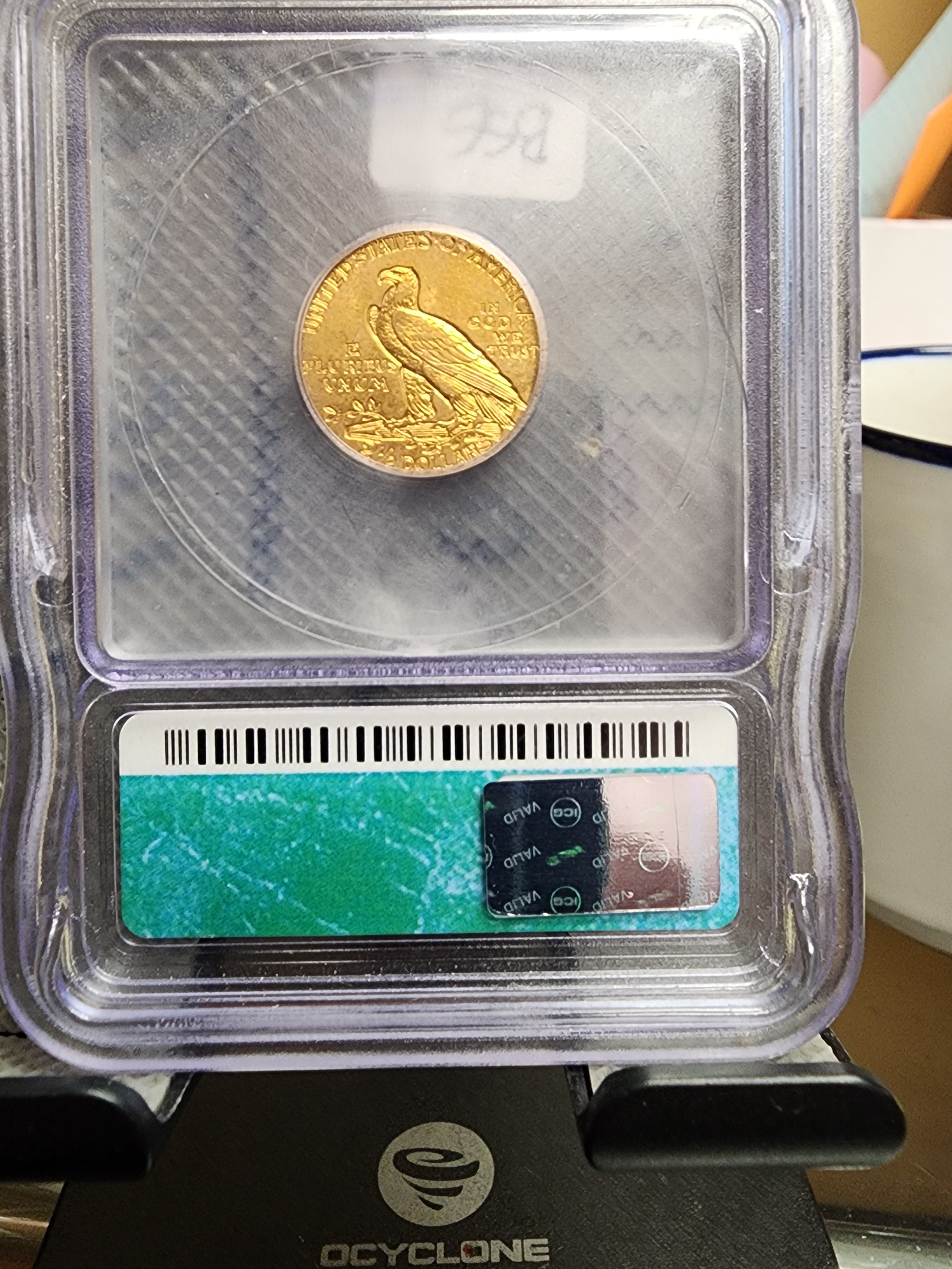 1908 $2.50 Quarter Gold Eagle, ICG MS63, Gold Coin, Store Sale#G0105.