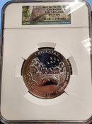 2011 National Park, 5 Troy Ounce Silver, 5 Coin Set, NGC MS-69, Store Sale