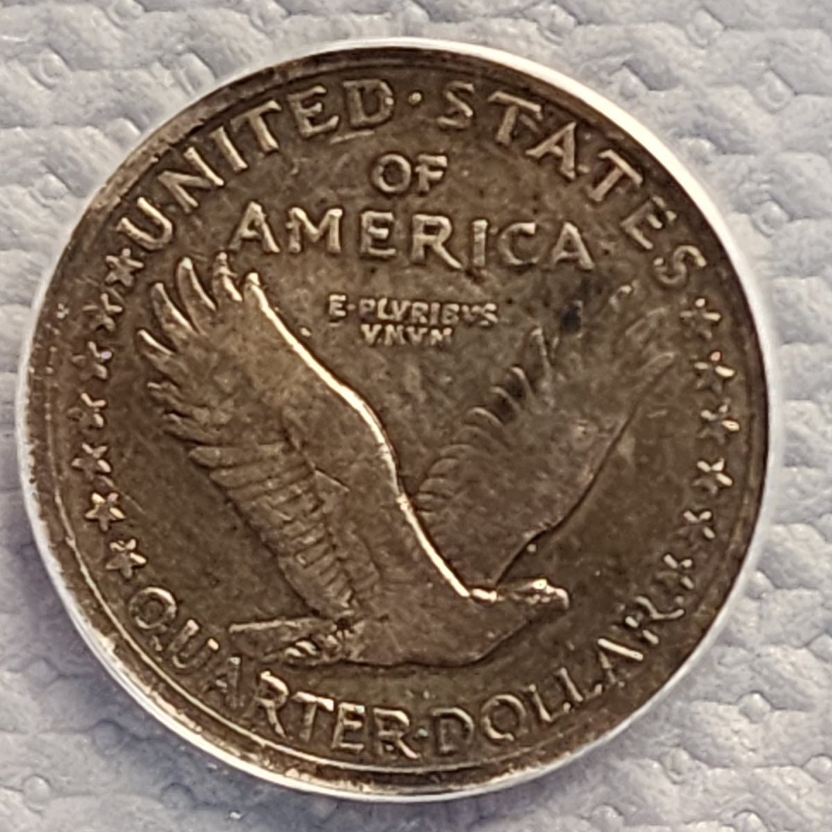 1916 Standing Liberty Quarter, "KEY DATE", ANACS Fine Details. Store #QR029.