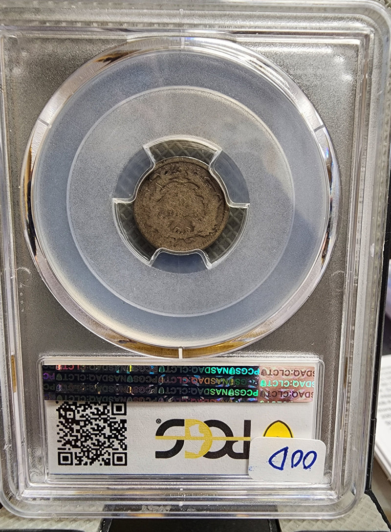 1864 Seated Liberty Half Dime, PCGS G-04, Civil War Year., STORE