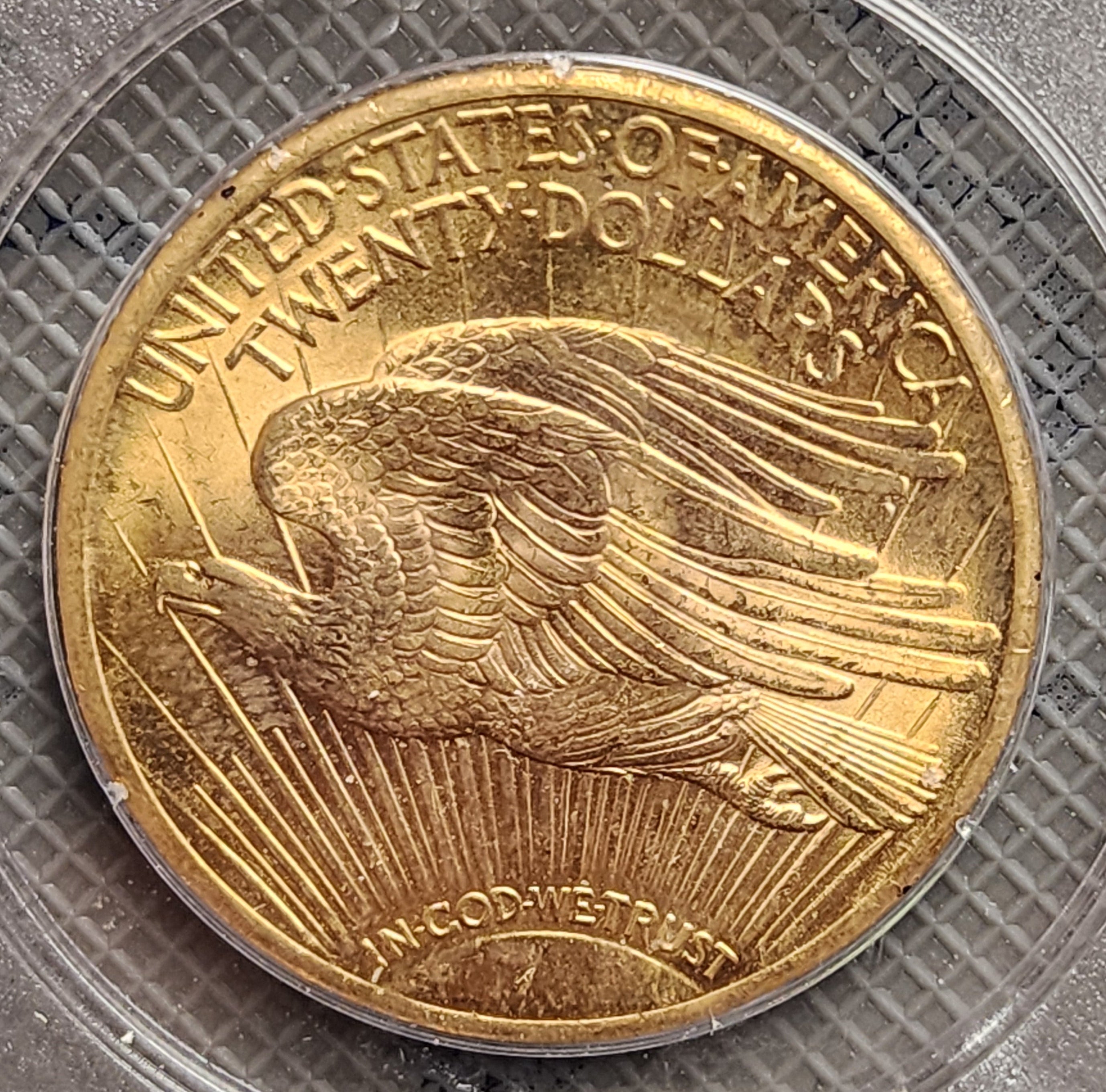 1928 $20 Double Eagle, 'Saint', Shaker Holder, PCGS MS-63, Store Sale #G0165.