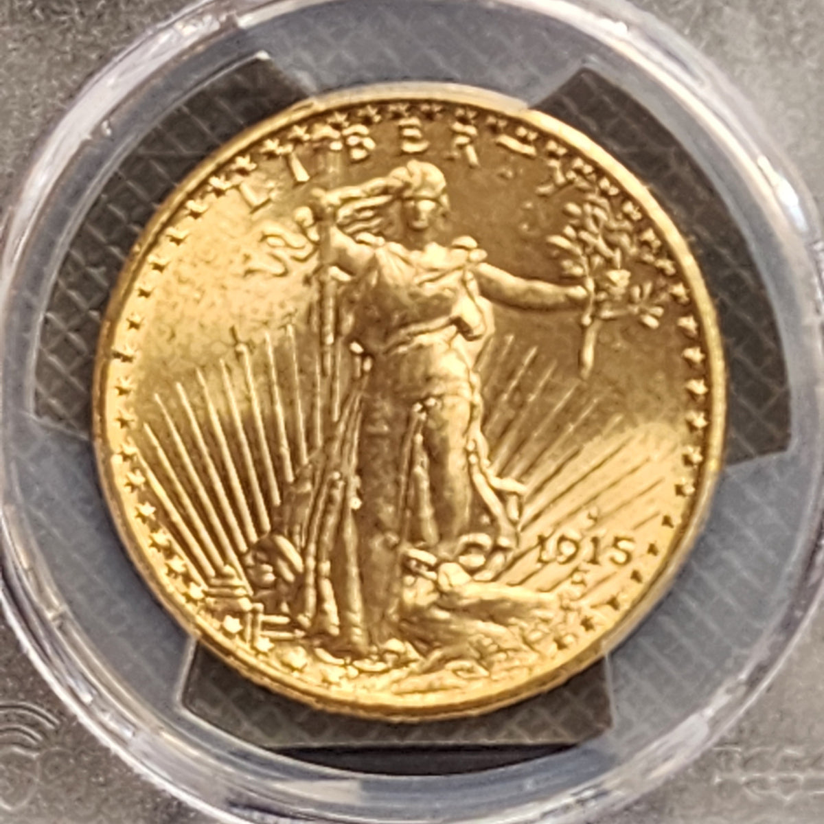 1915-S $20 Gold Double Eagle, Saint, PCGS MS-64, Store Sale #G0065.