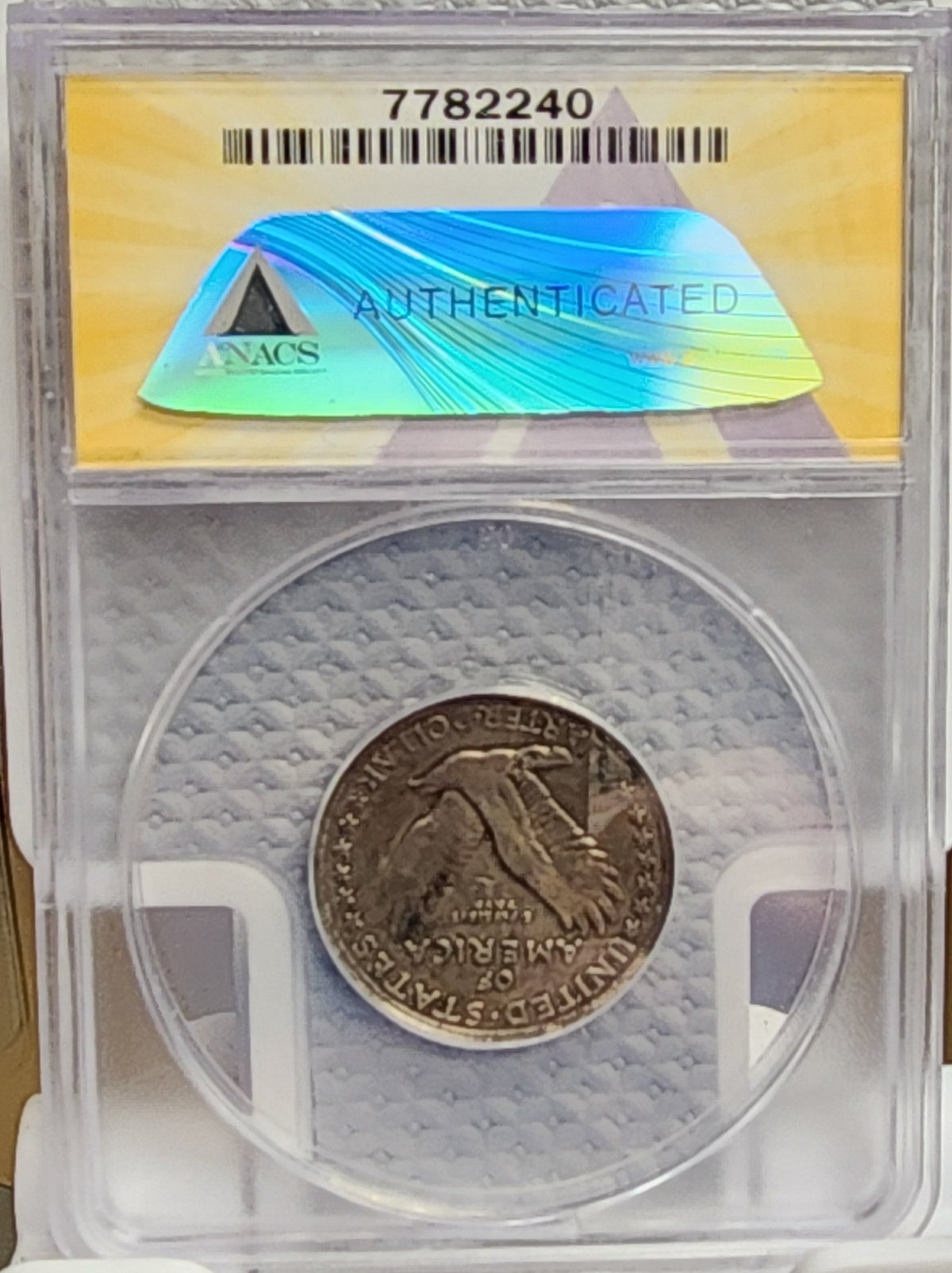 1916 Standing Liberty Quarter, "KEY DATE", ANACS Fine Details. Store #QR029.