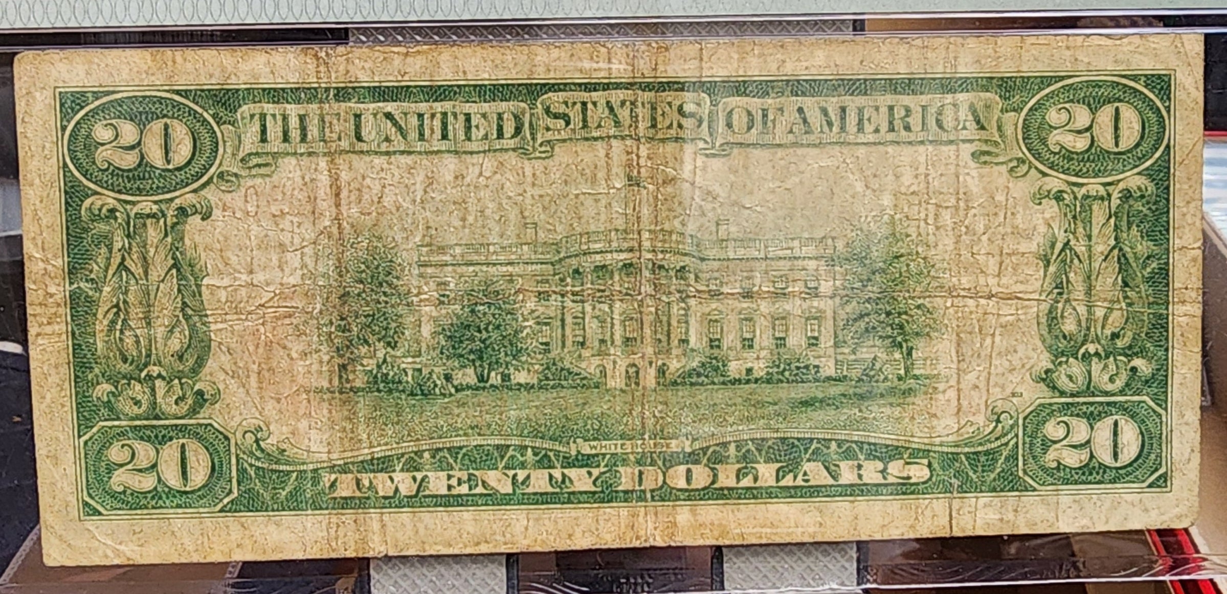 1929 $20 National, Catasauqua, PA, CH#8283, PMG F-15,  Store #NBN023.